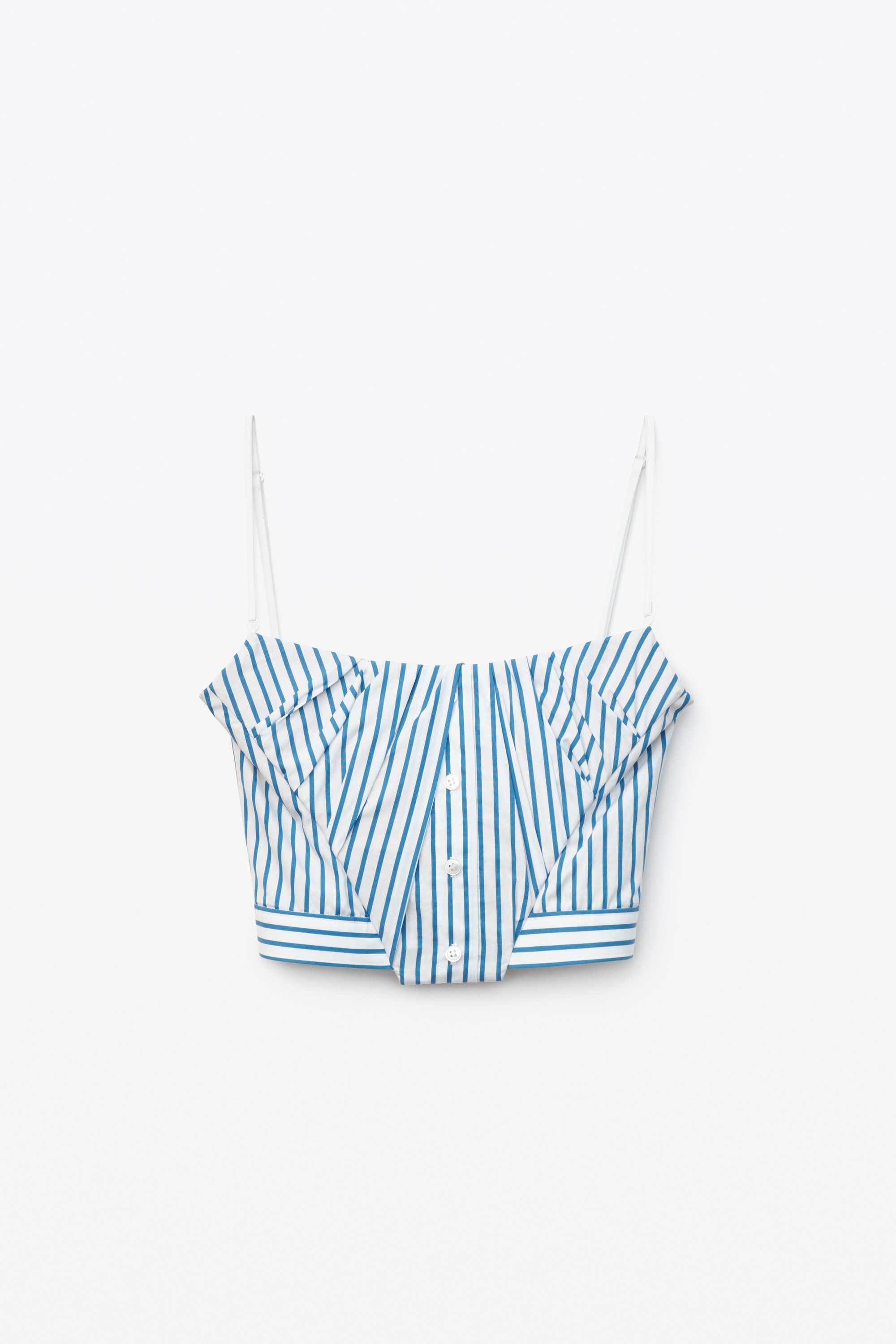 TUCKED BUSTIER TOP - 1