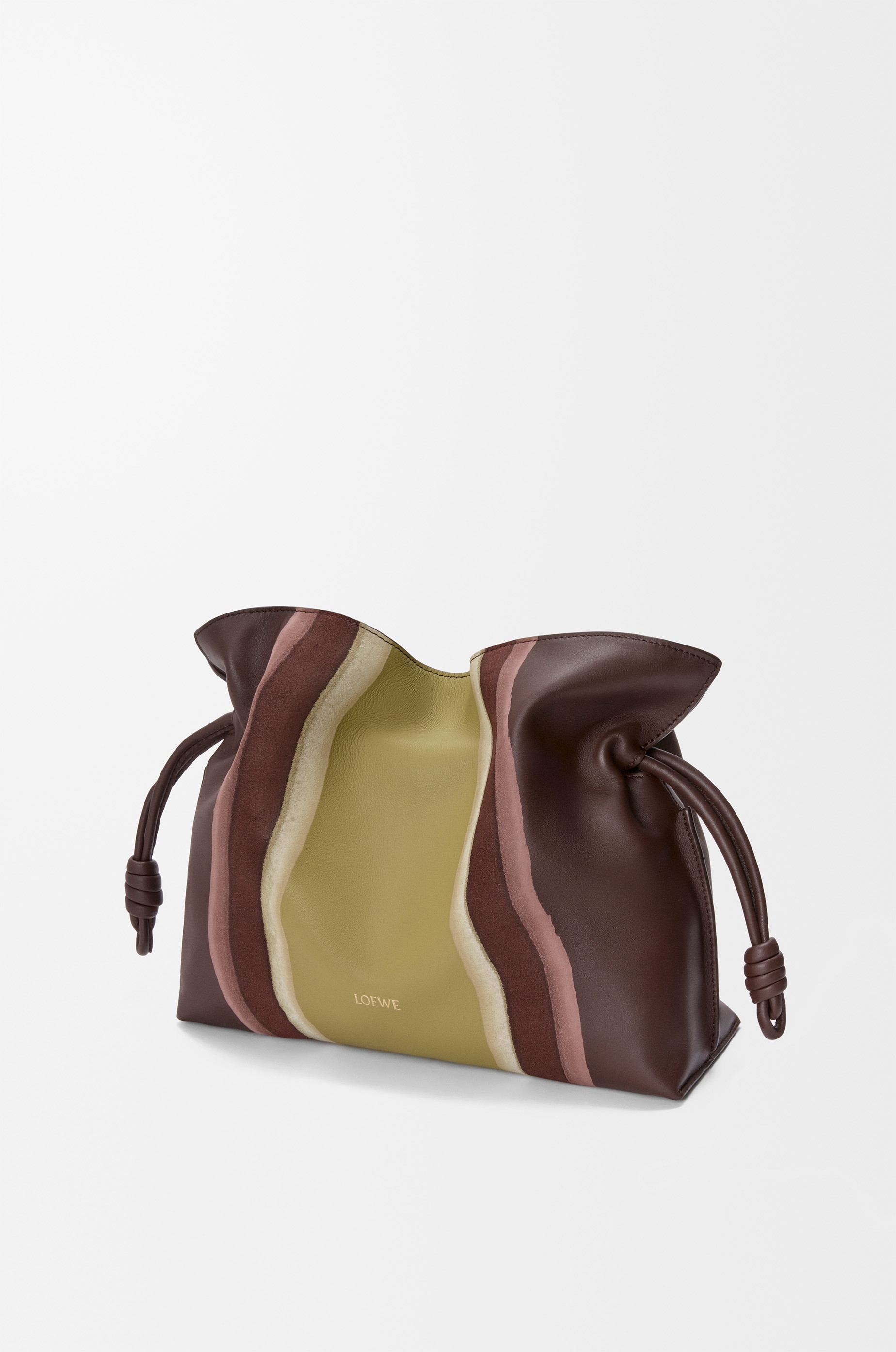 Medium Flamenco clutch in nappa calfskin - 4