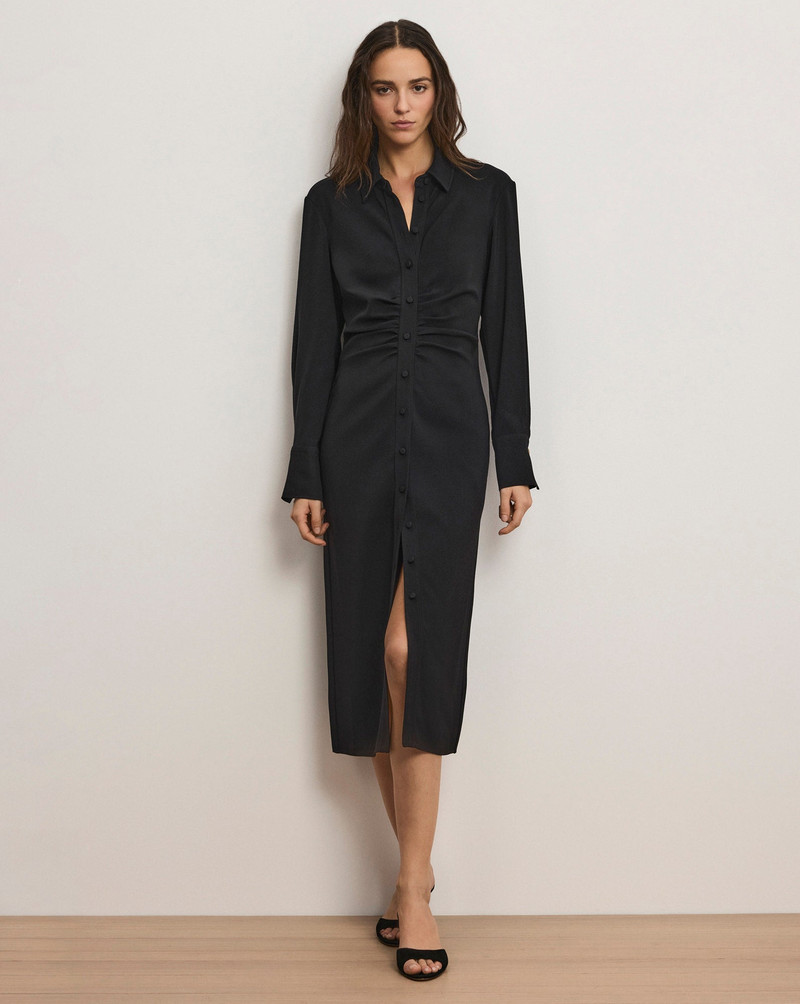 VERONICA BEARD LOXLEY MIDI SHIRTDRESS outlook