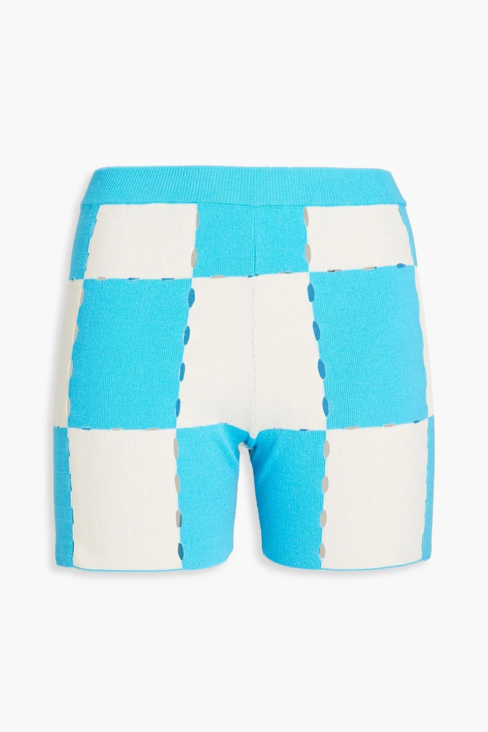 Gelato checked cotton-blend shorts - 1
