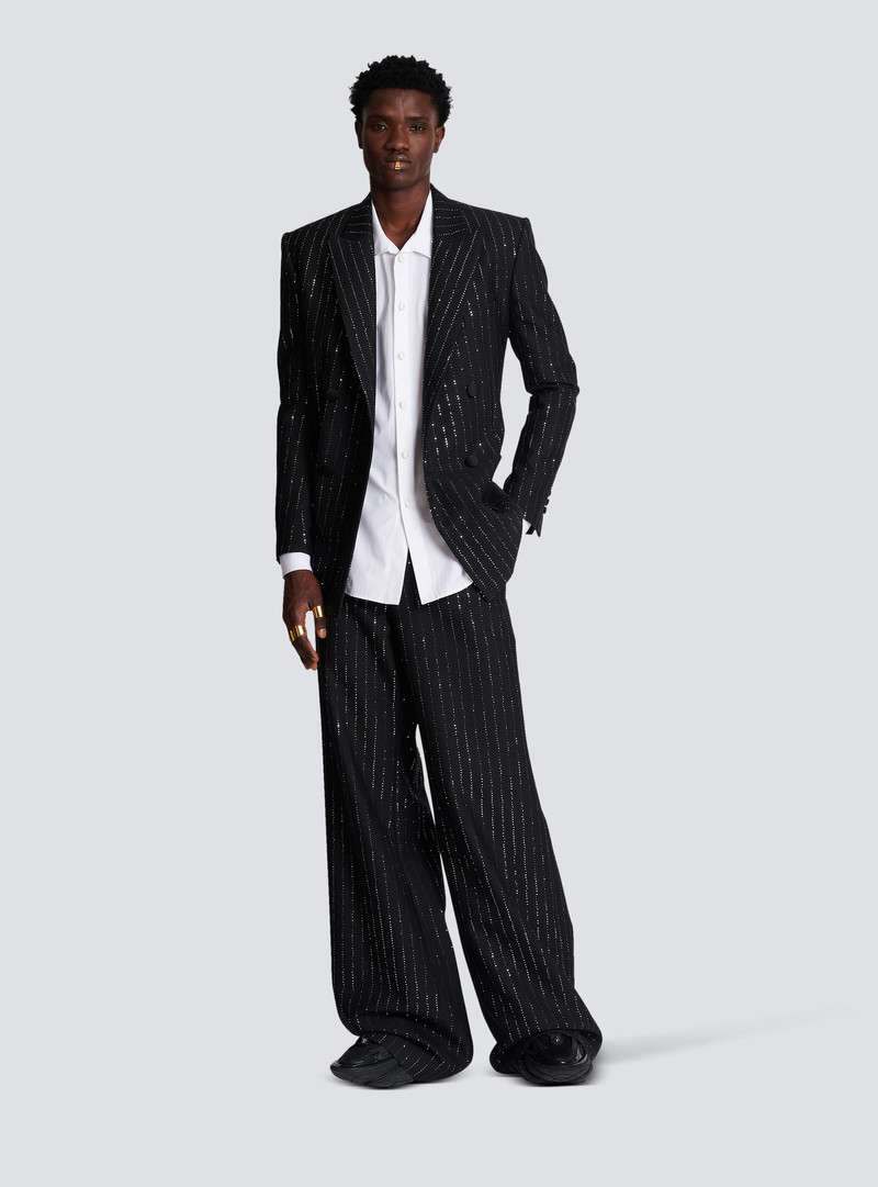 Balmain Cotton shirt with satin-covered buttons outlook