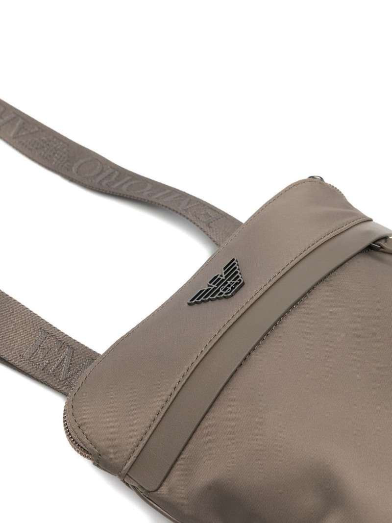 logo-strap messenger bag 4