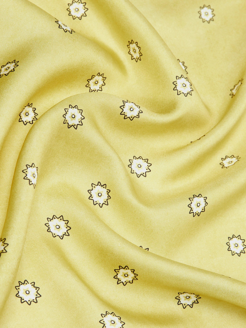 PENTOLA Bandanna print silk foulard - GREEN 3