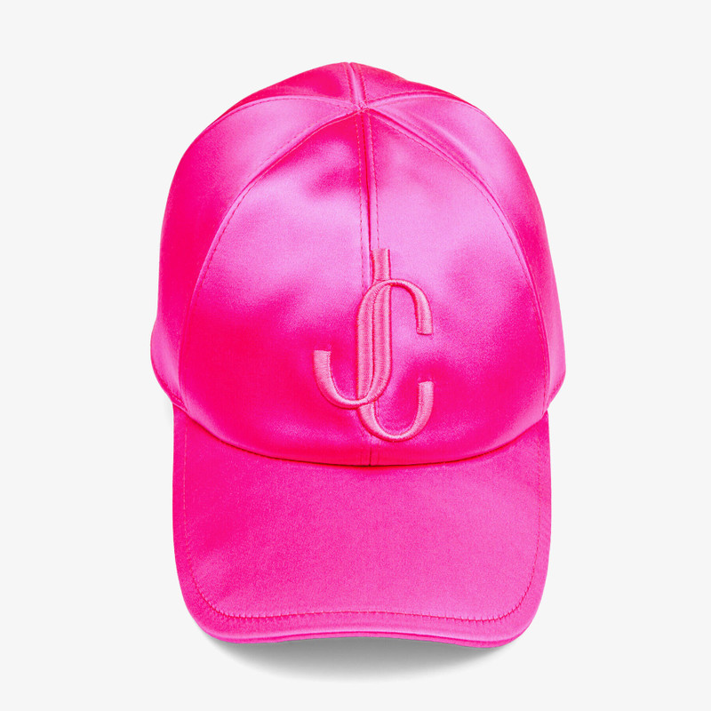 Jalon
Fuchsia Satin Baseball Cap with JC Monogram 1