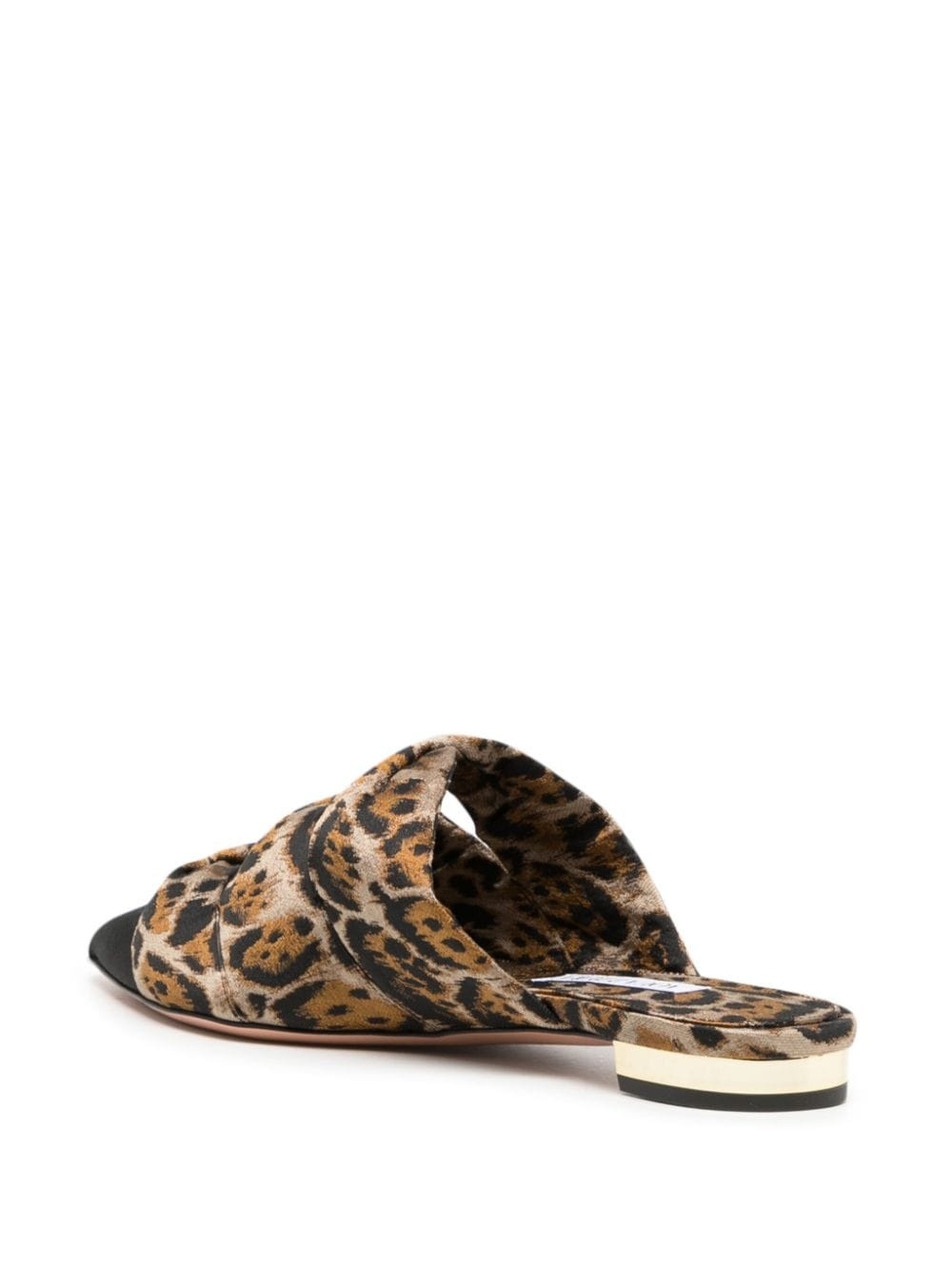 pointed-toe leopard-print mules - 3