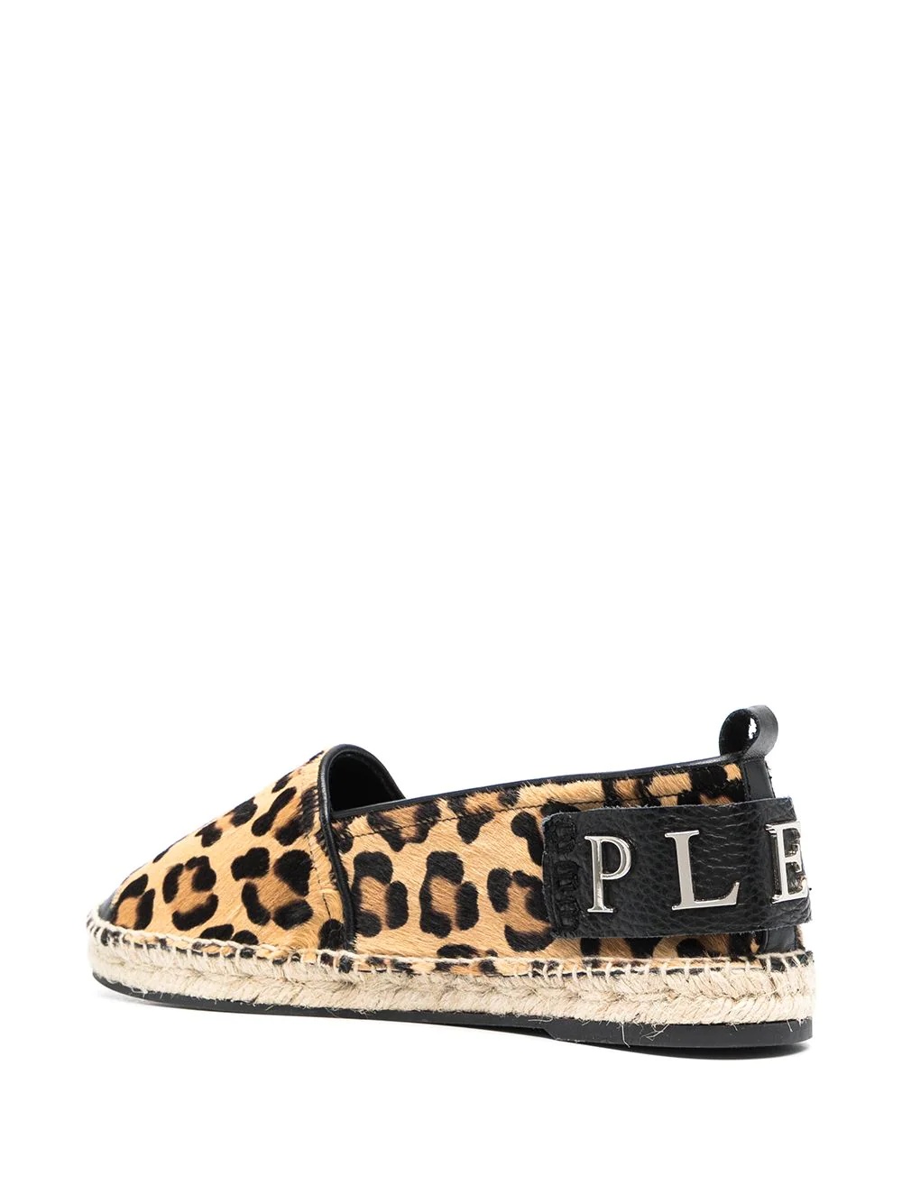 leopard-print slip-on espadrilles - 3