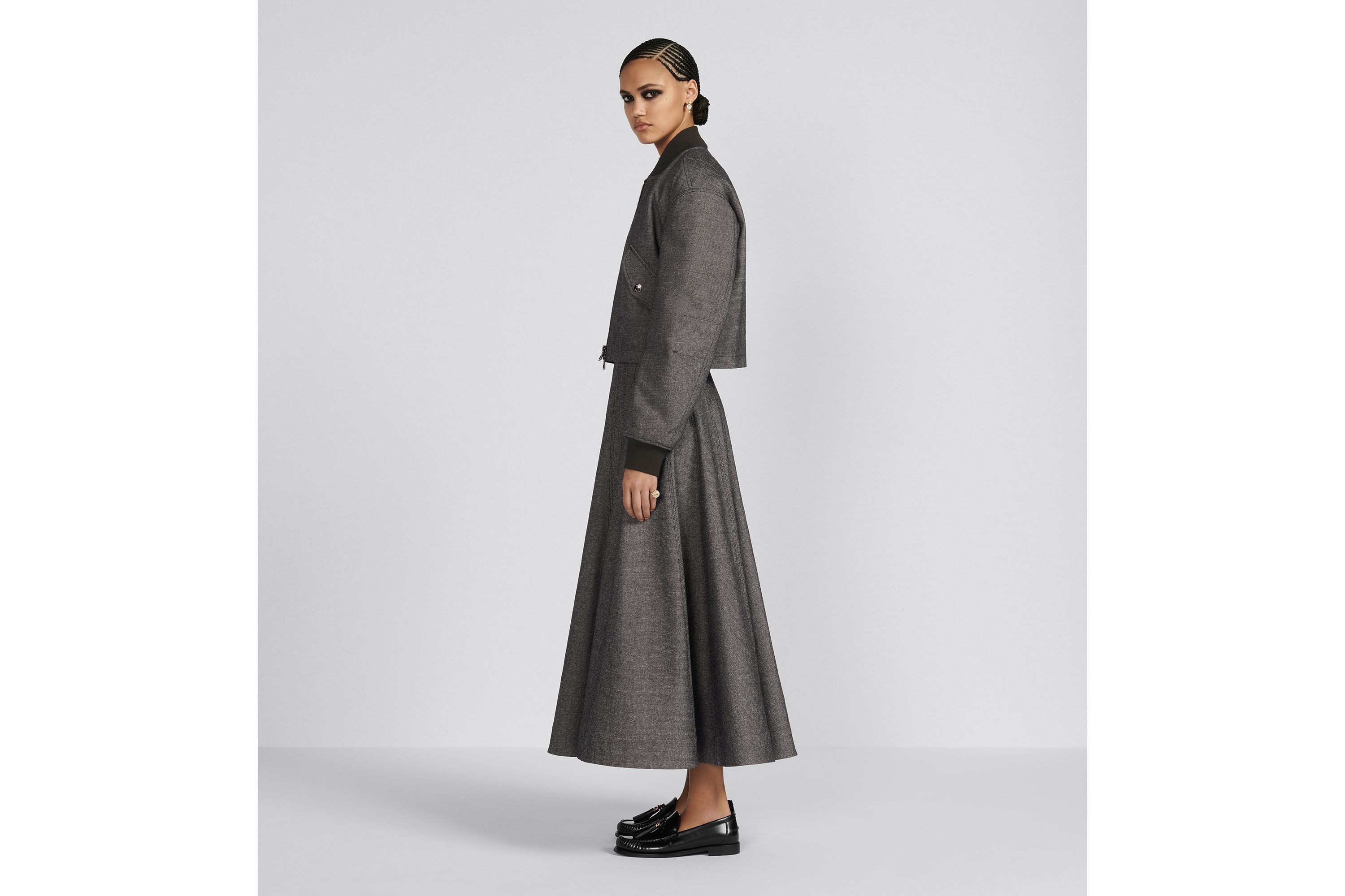 Mid-Length Flared Skirt - 5