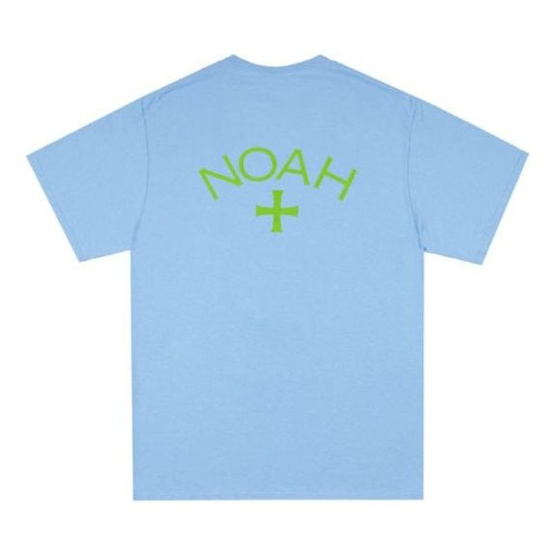 Noah NOAH Nyc Summer Core Logo Tee Short Sleeve Unisex Light Blue T15SS20LBL outlook