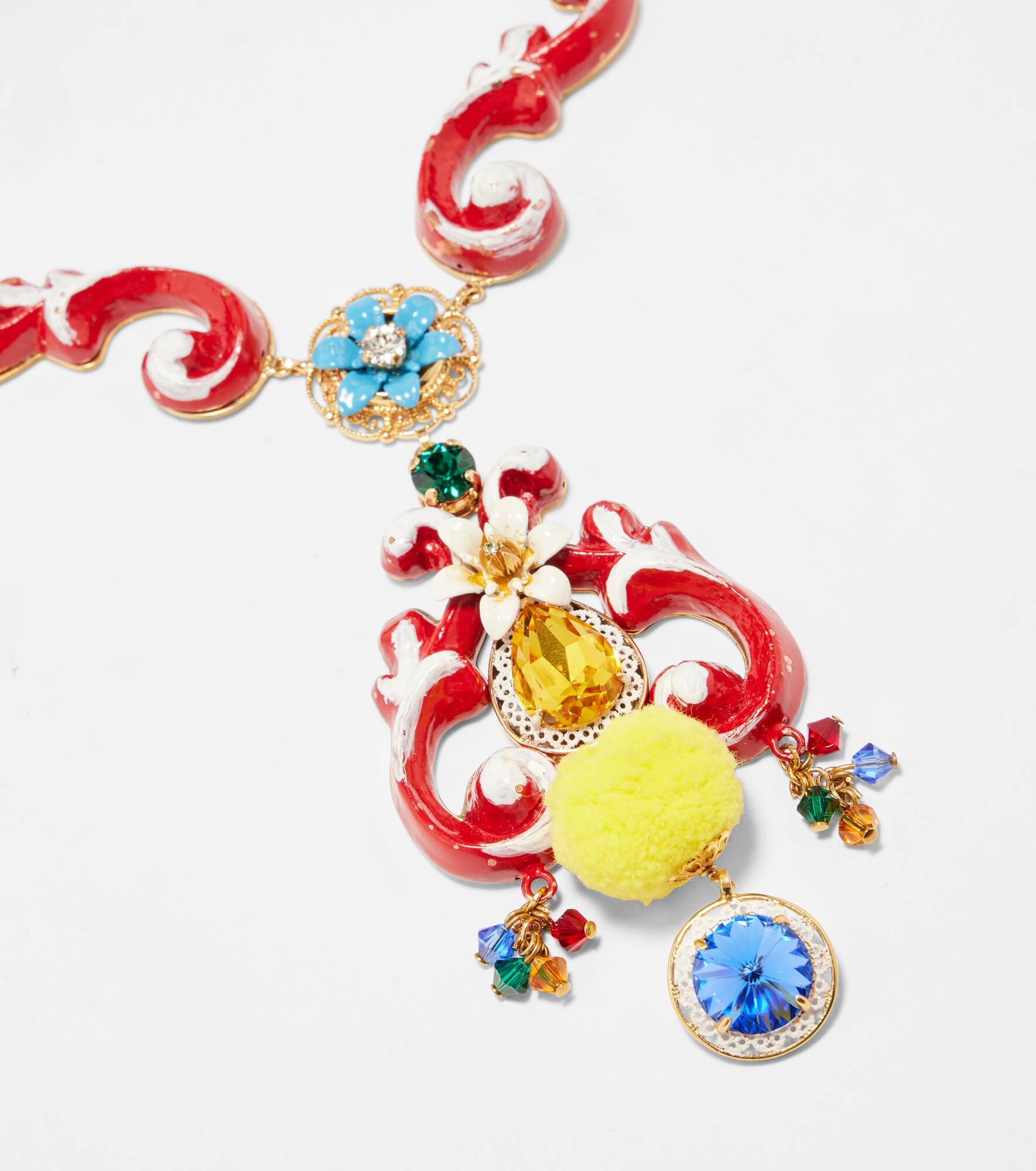 Embellished pedant necklace - 4