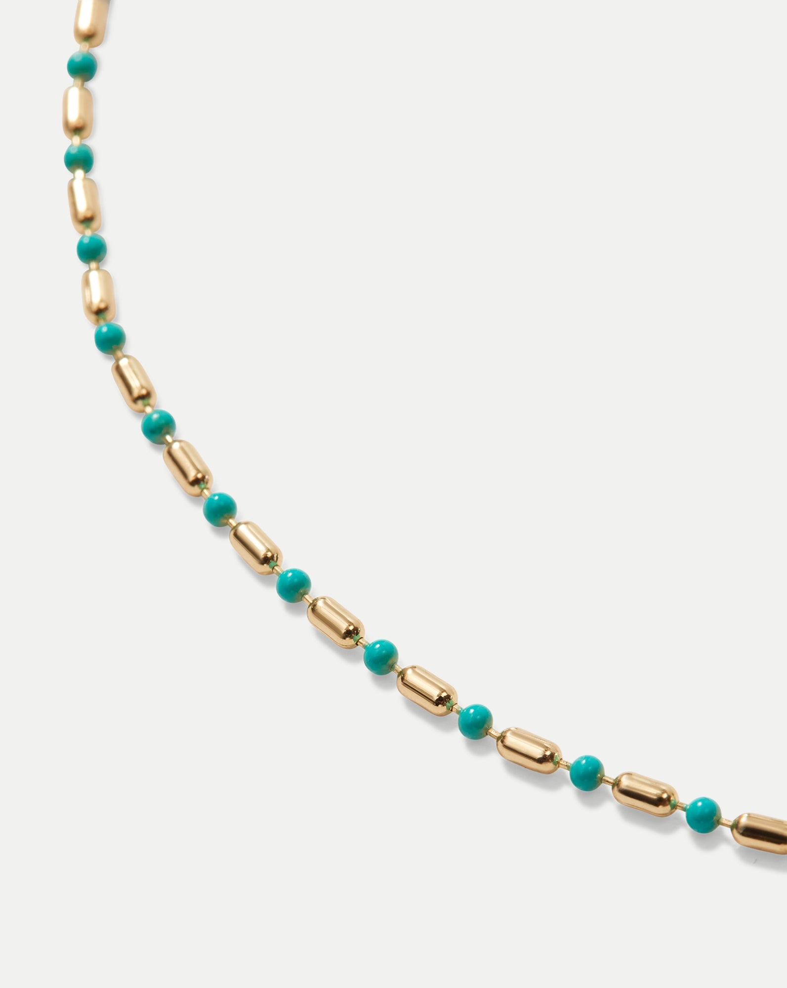 ENAMEL BEAD CHAIN NECKLACE - 2