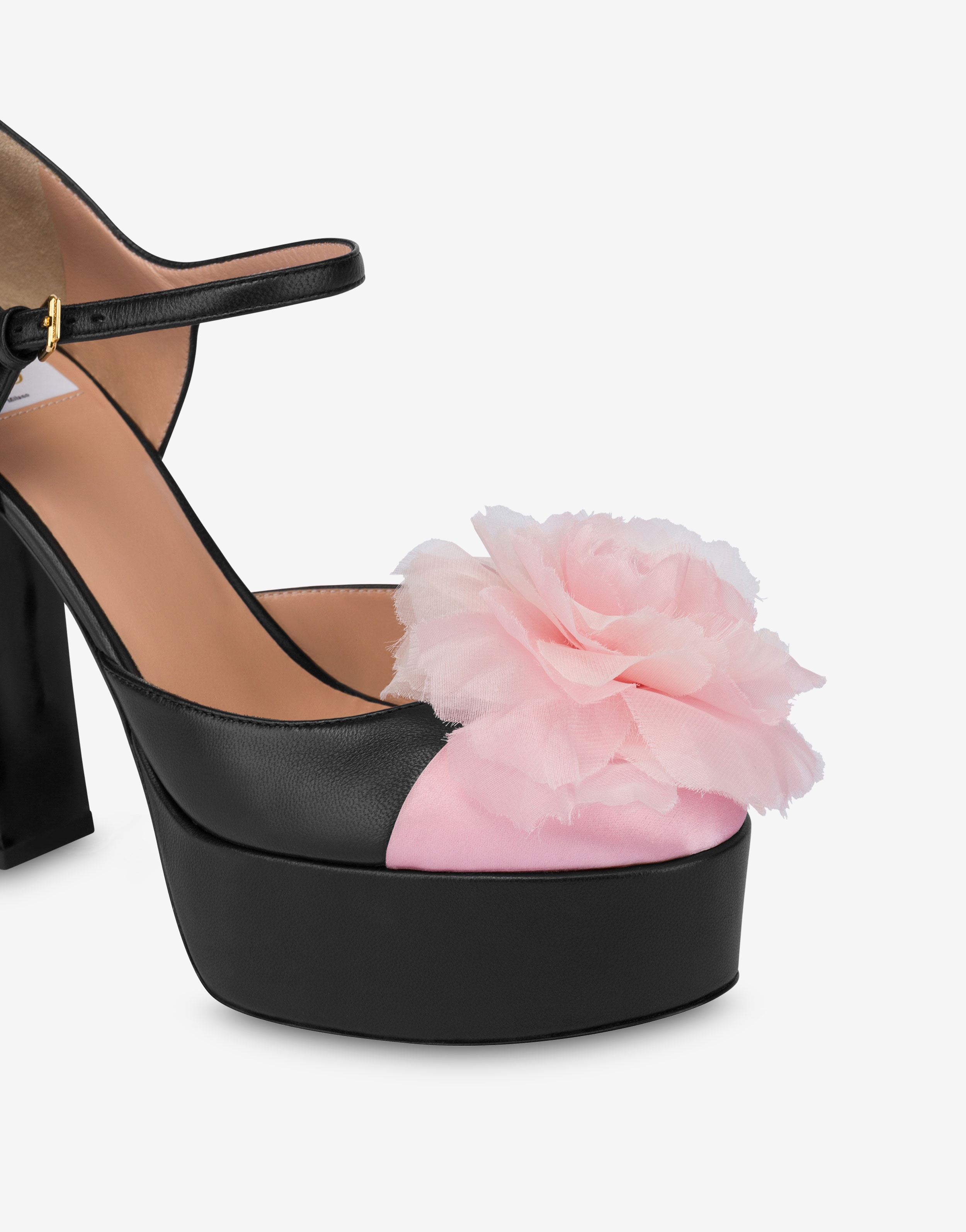 FLOWER DETAIL PLATFORM SANDALS - 4