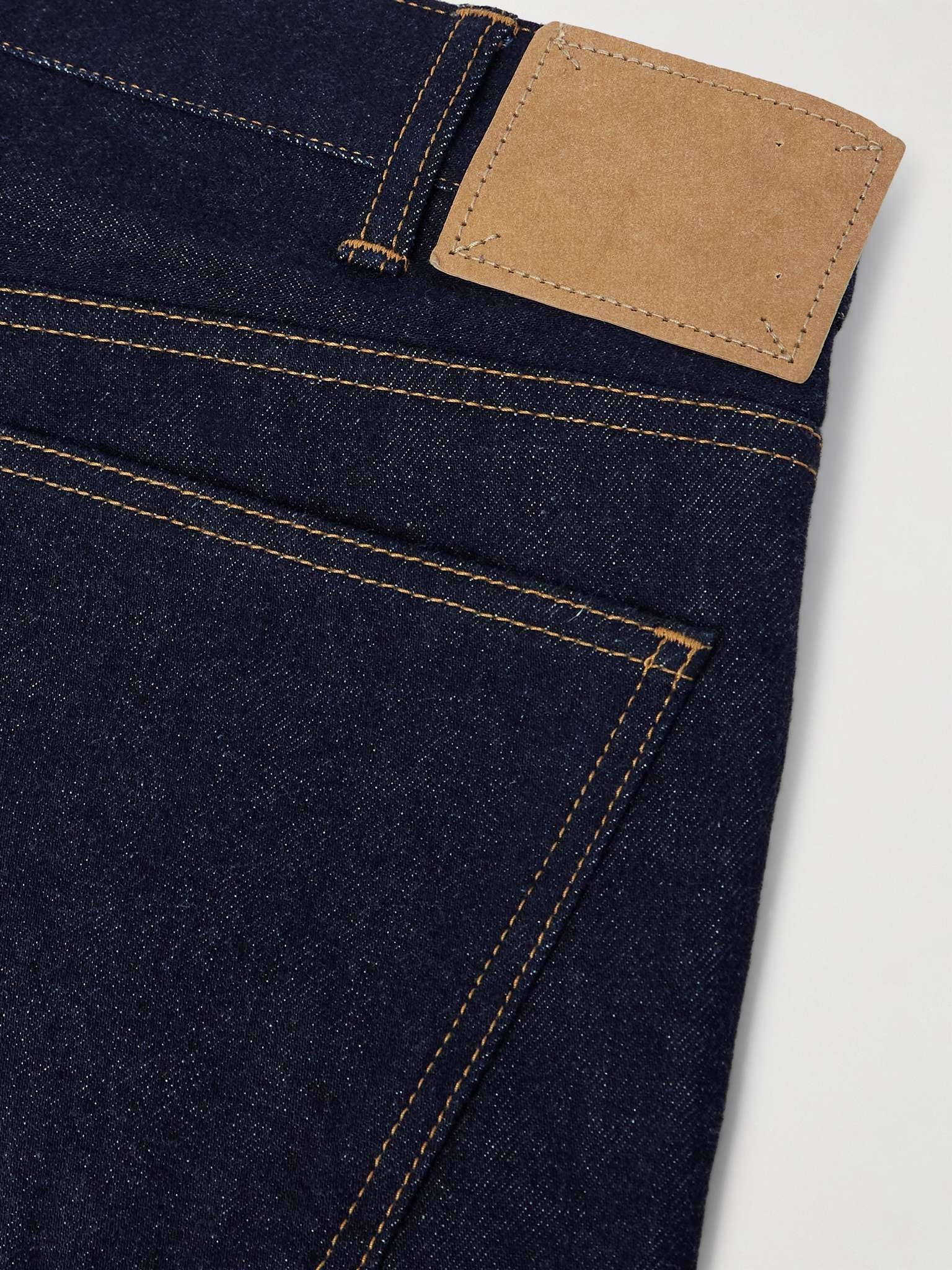 Kurt Slim-Fit Straight-Leg Selvedge Jeans - 6