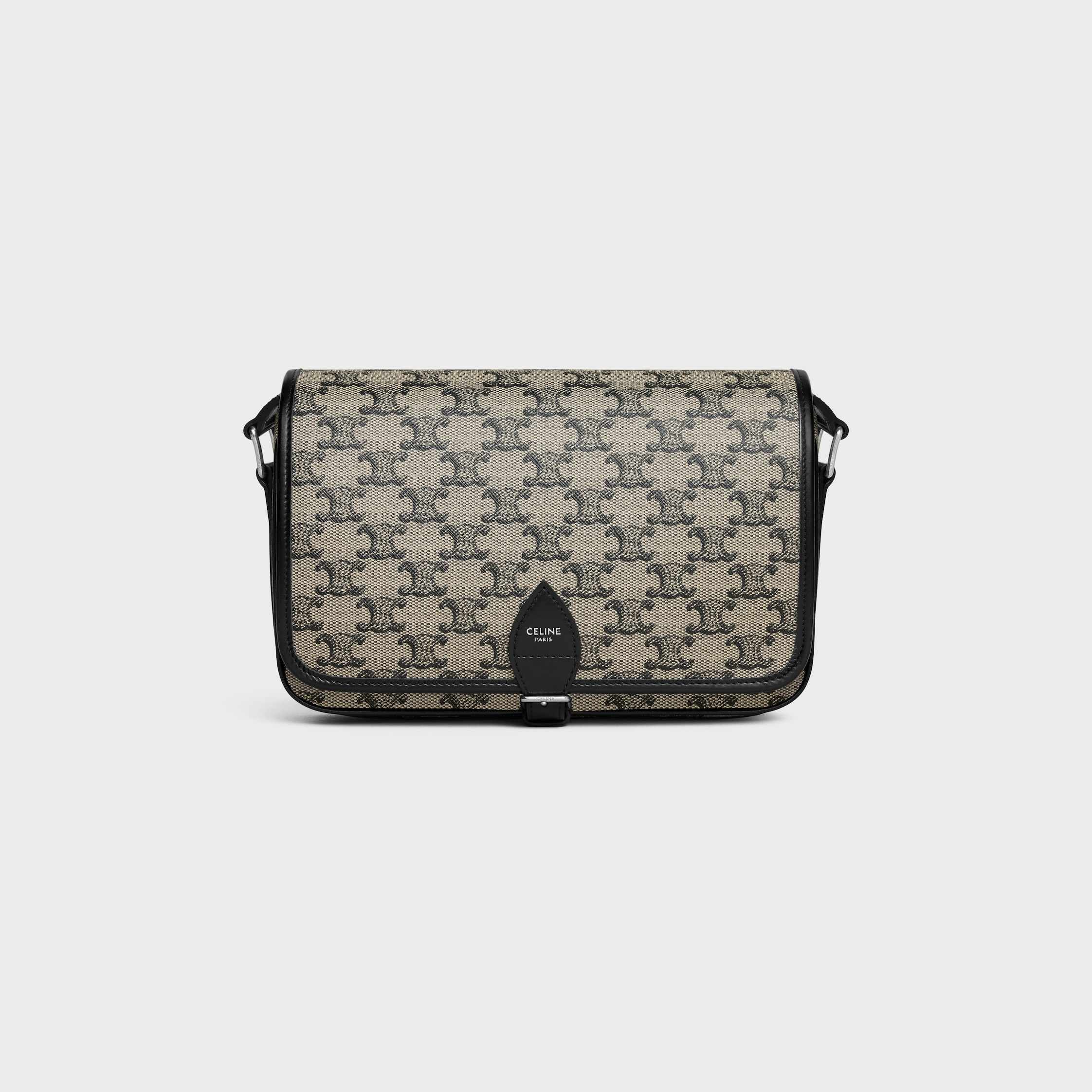 SMALL FOLCO MESSENGER in TRIOMPHE CANVAS AND CALFSKIN - 1