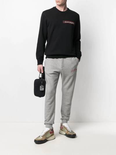 Alexander McQueen logo tape long sleeve sweatshirt outlook