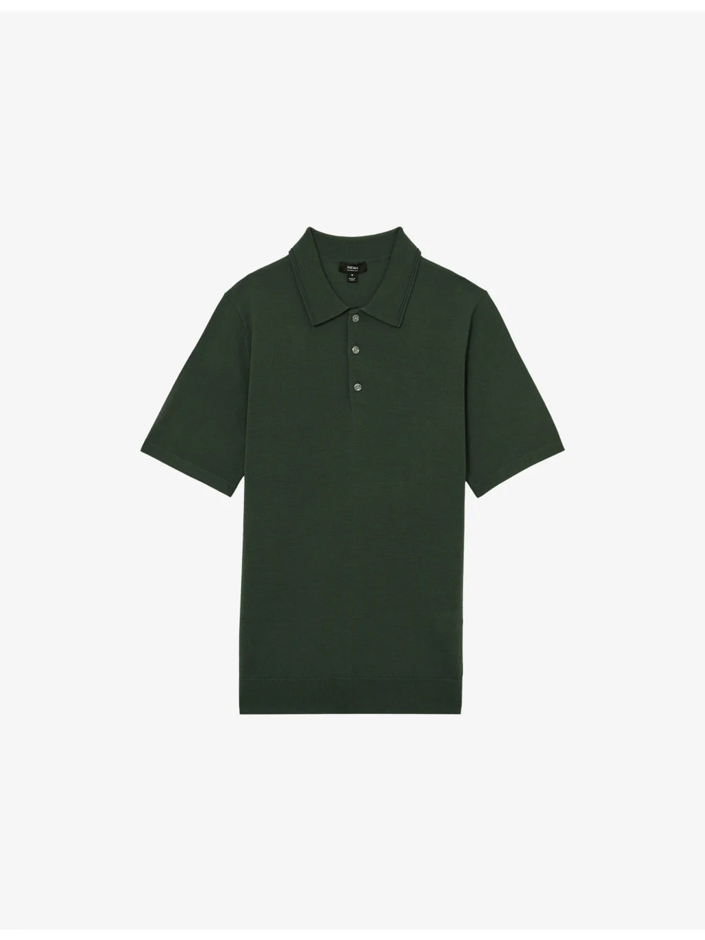 Manor Half-Button Short-Sleeve Merino-Wool Polo Shirt - 1