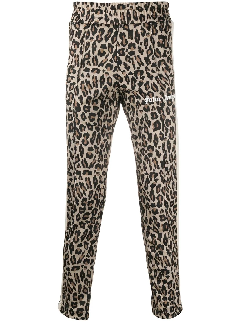 leopard-print track pants - 1