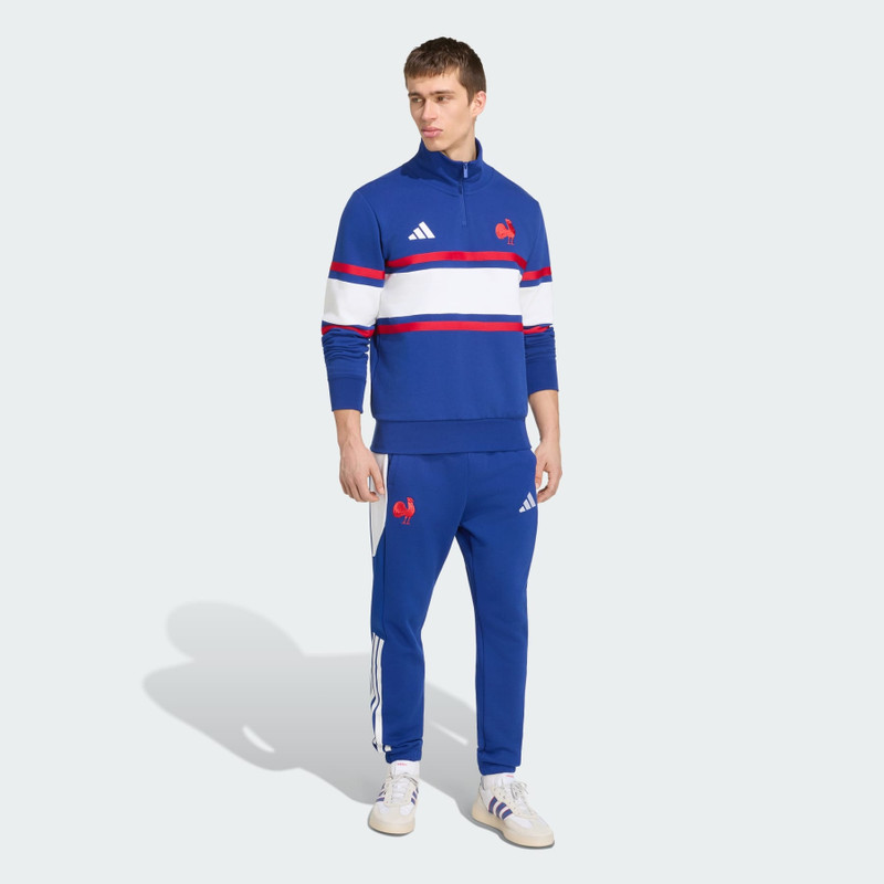 France Rugby Travel Quarter Zipper Sweatshirt 5