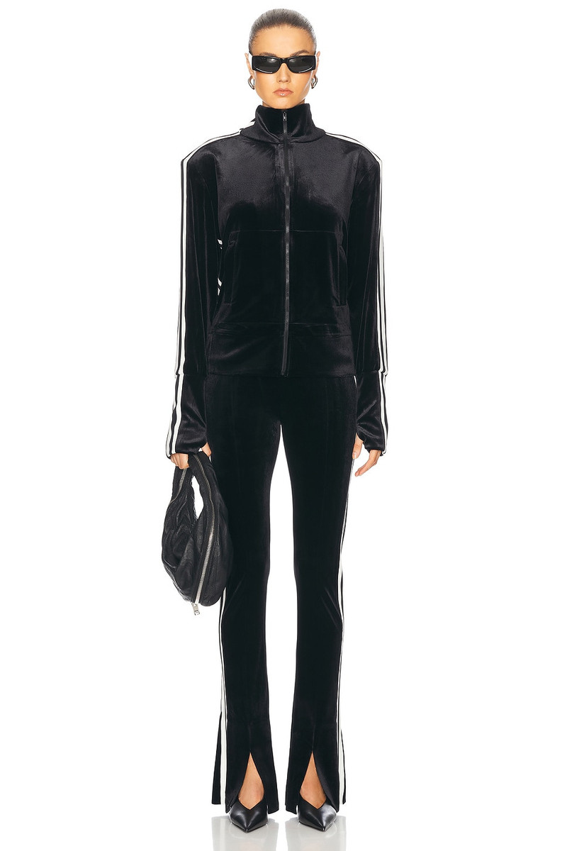NORMA KAMALI Side Stripe Turtleneck Jacket outlook