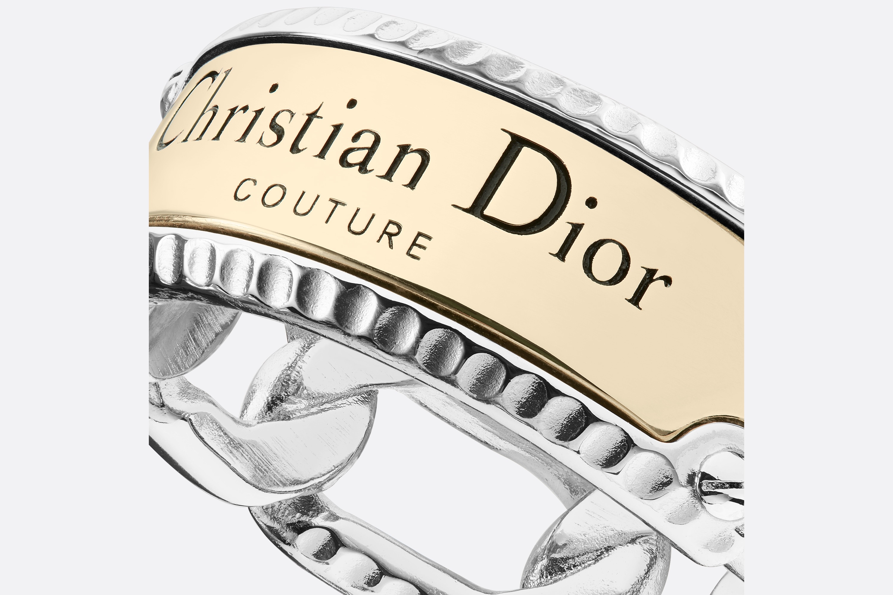 Christian Dior Couture Chain Link Ring - 4
