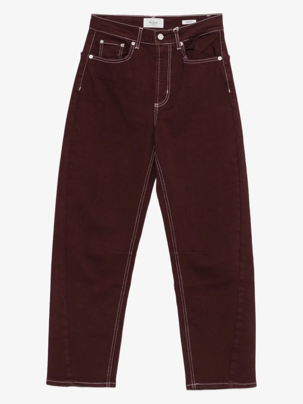 Samo contrast-stitching jeans - 1