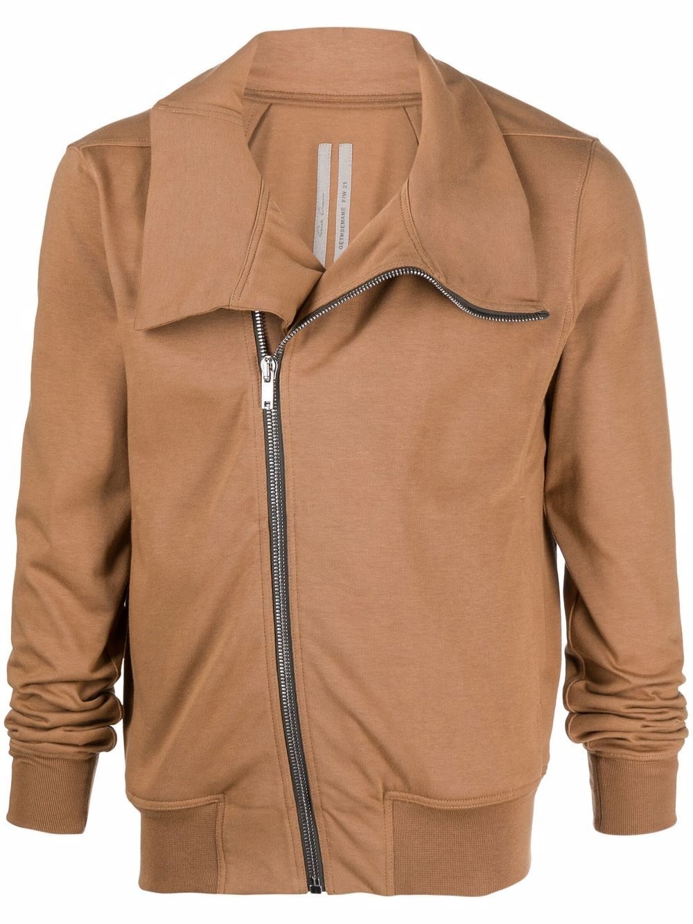 zip-up funnel neck jacket - 1