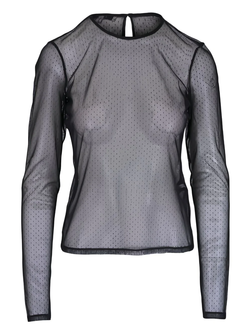 long-sleeve blouse - 1