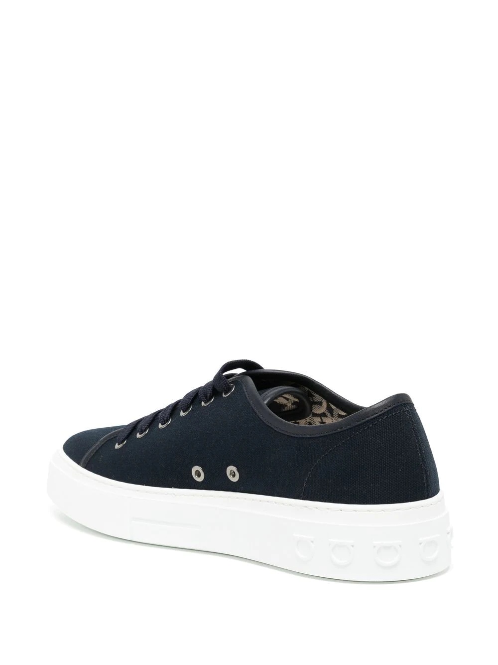 Borg logo-print sneakers - 3