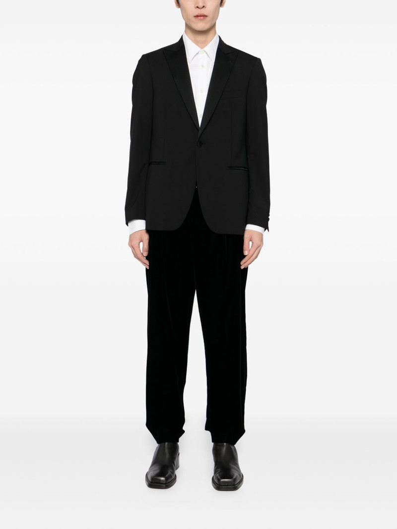 GIORGIO ARMANI flat-front trousers outlook