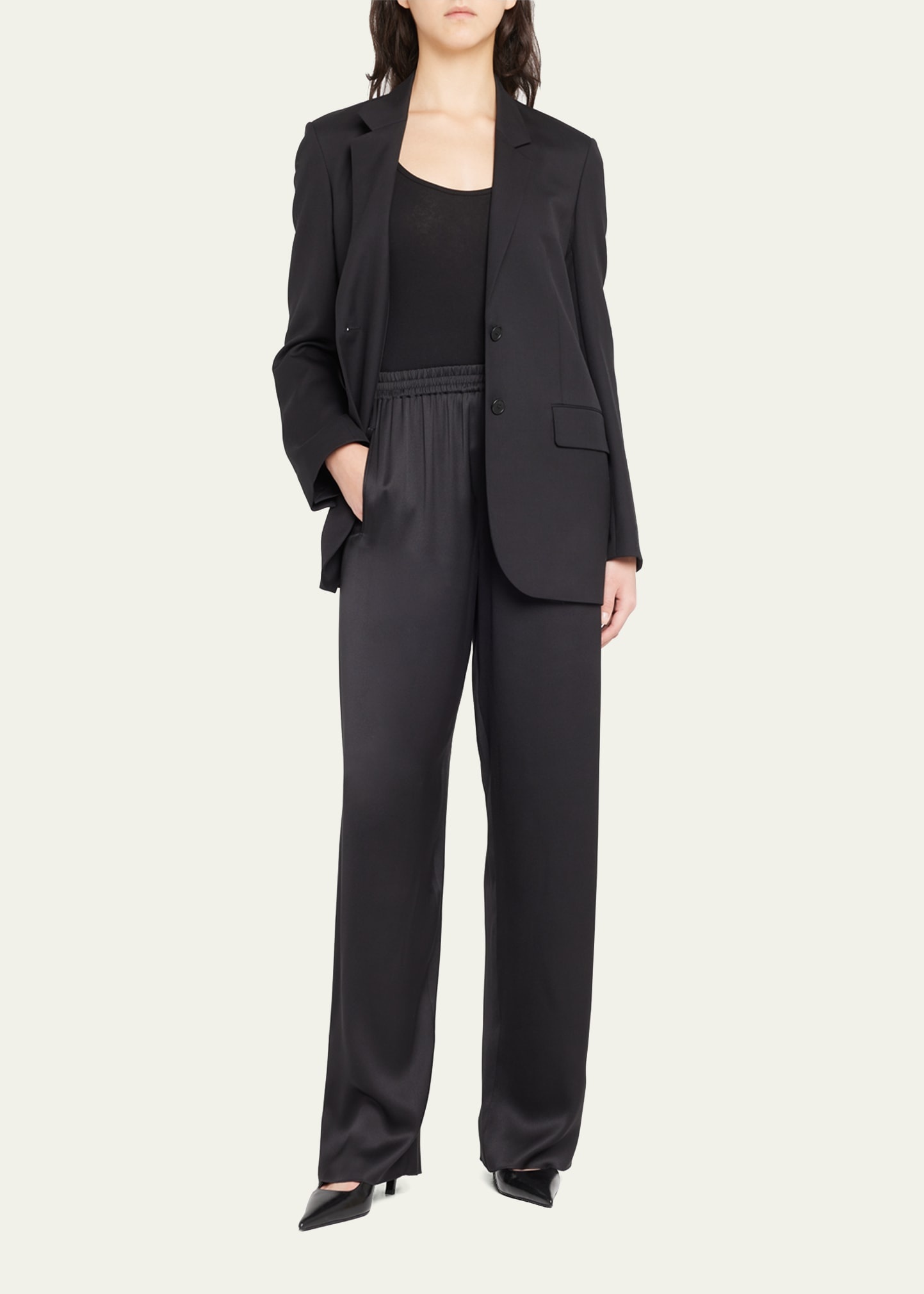 Classic Silk Trousers - 2