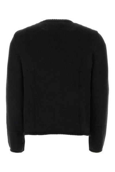 courrèges Black cotton blend sweater outlook