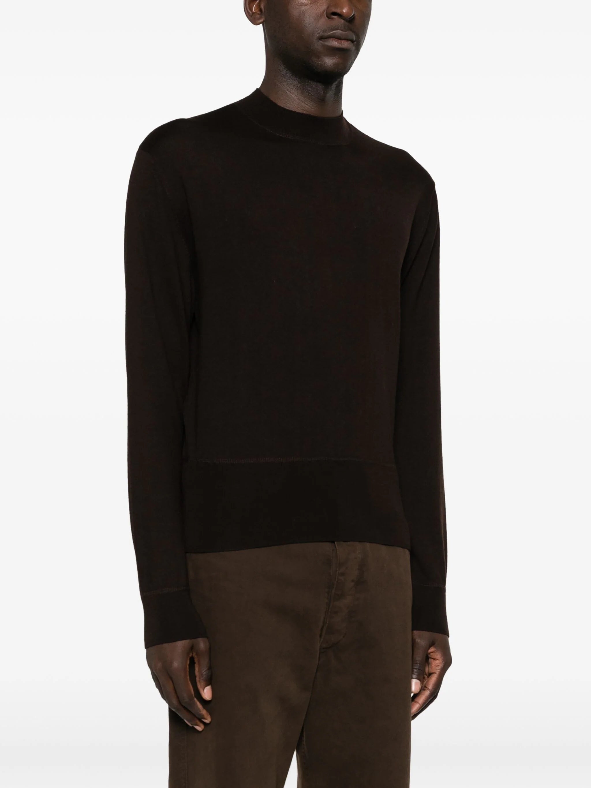 LEMAIRE Men Mock Neck Jumper - 1