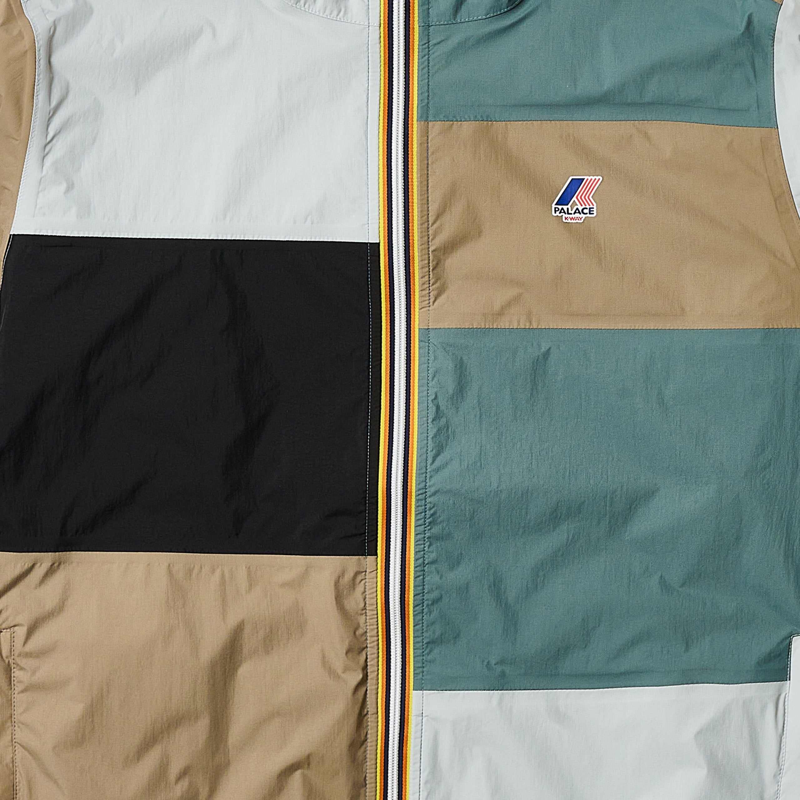 PALACE K-WAY LE VRAI 4.0 CLAUDE PACKABLE JACKET MULTI / BLUE / BLACK - 4