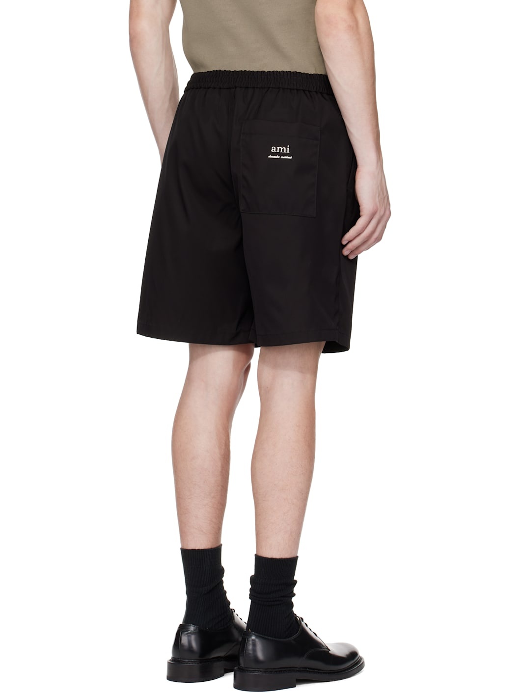 Black Twill Shorts - 3