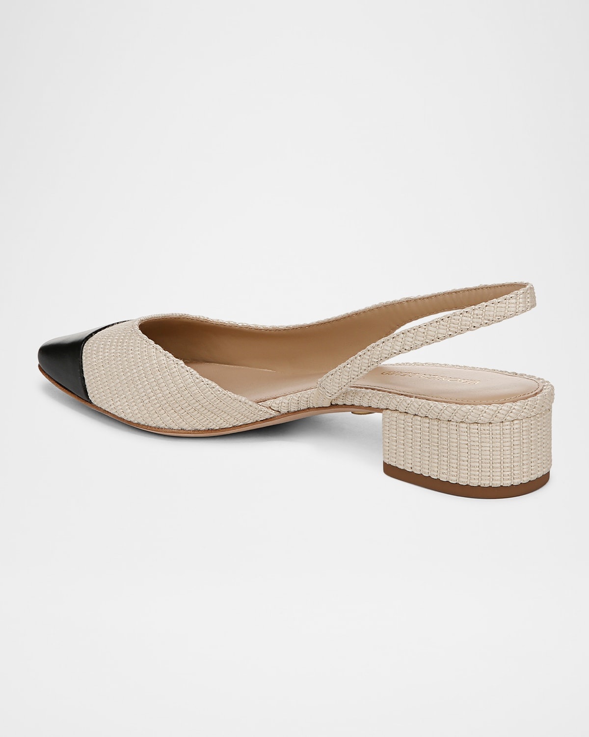 Cecile Bicolor Slingback Ballerina Pumps - 3