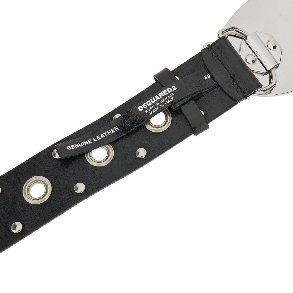 'GOTHIC' LEATHER BELT - 3