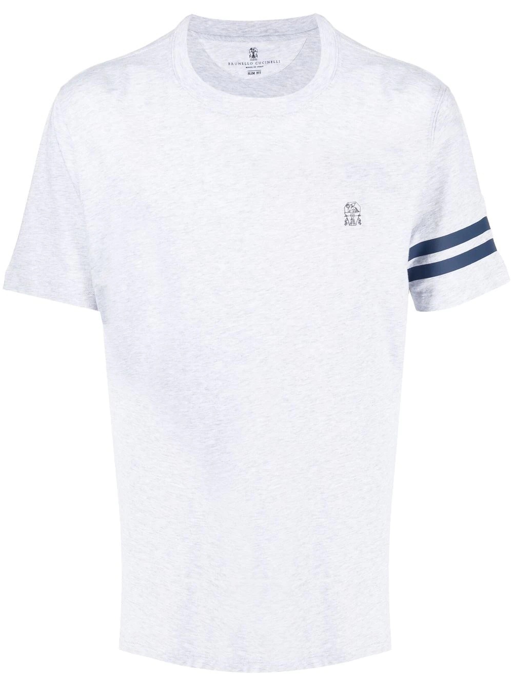 sport-stripe logo T-shirt - 1