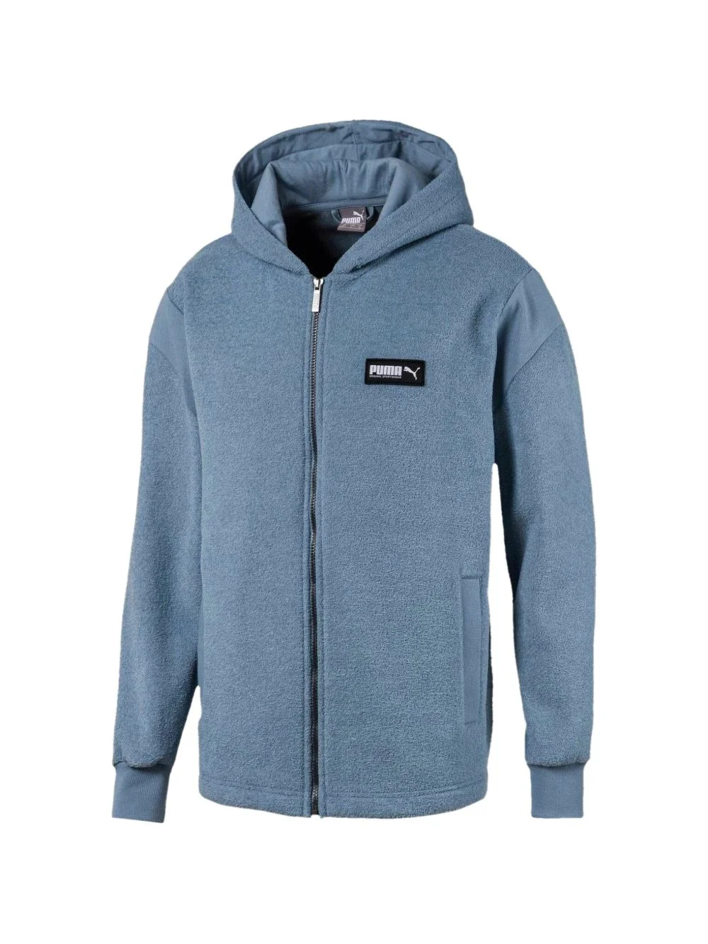 hooded zip t-shirt - 1