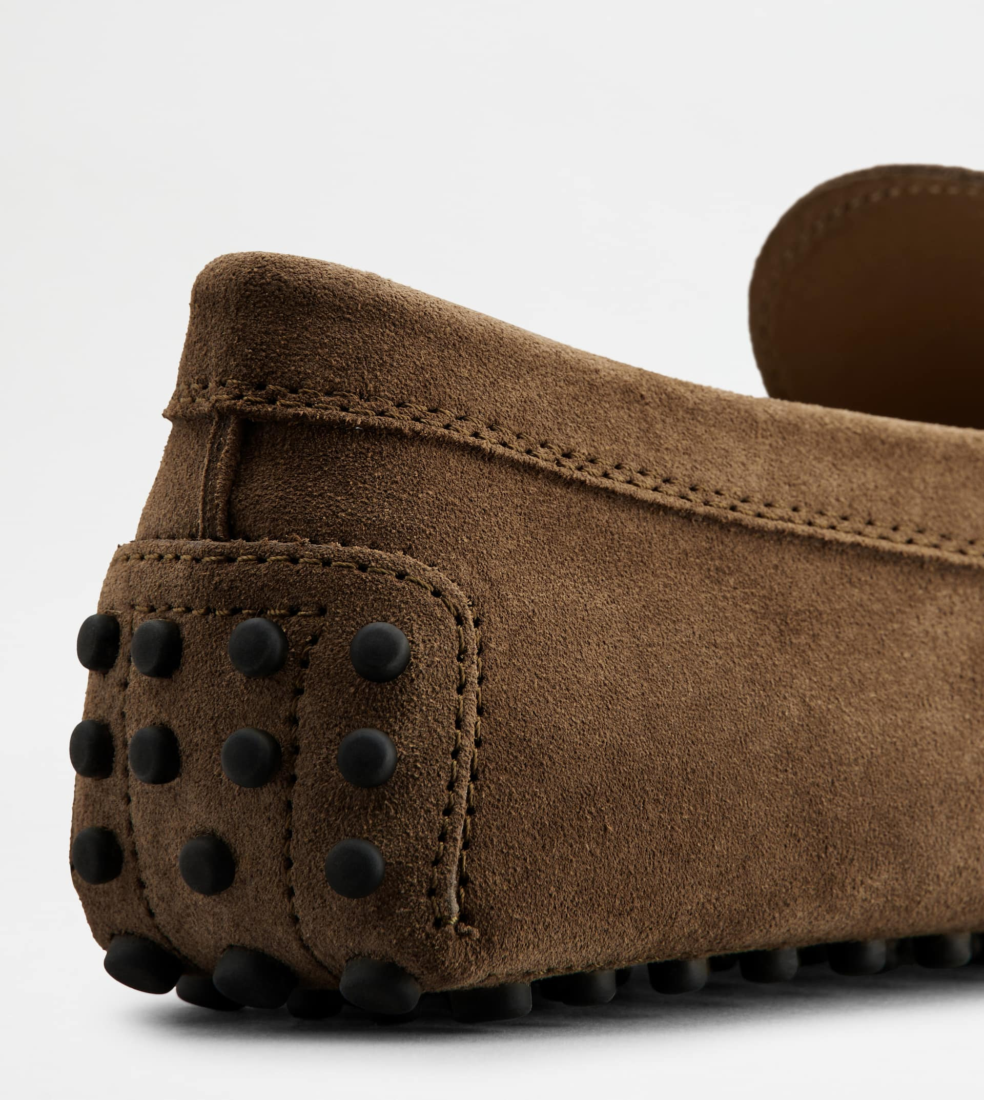 GOMMINO DRIVING SHOES IN SUEDE - BROWN - 6