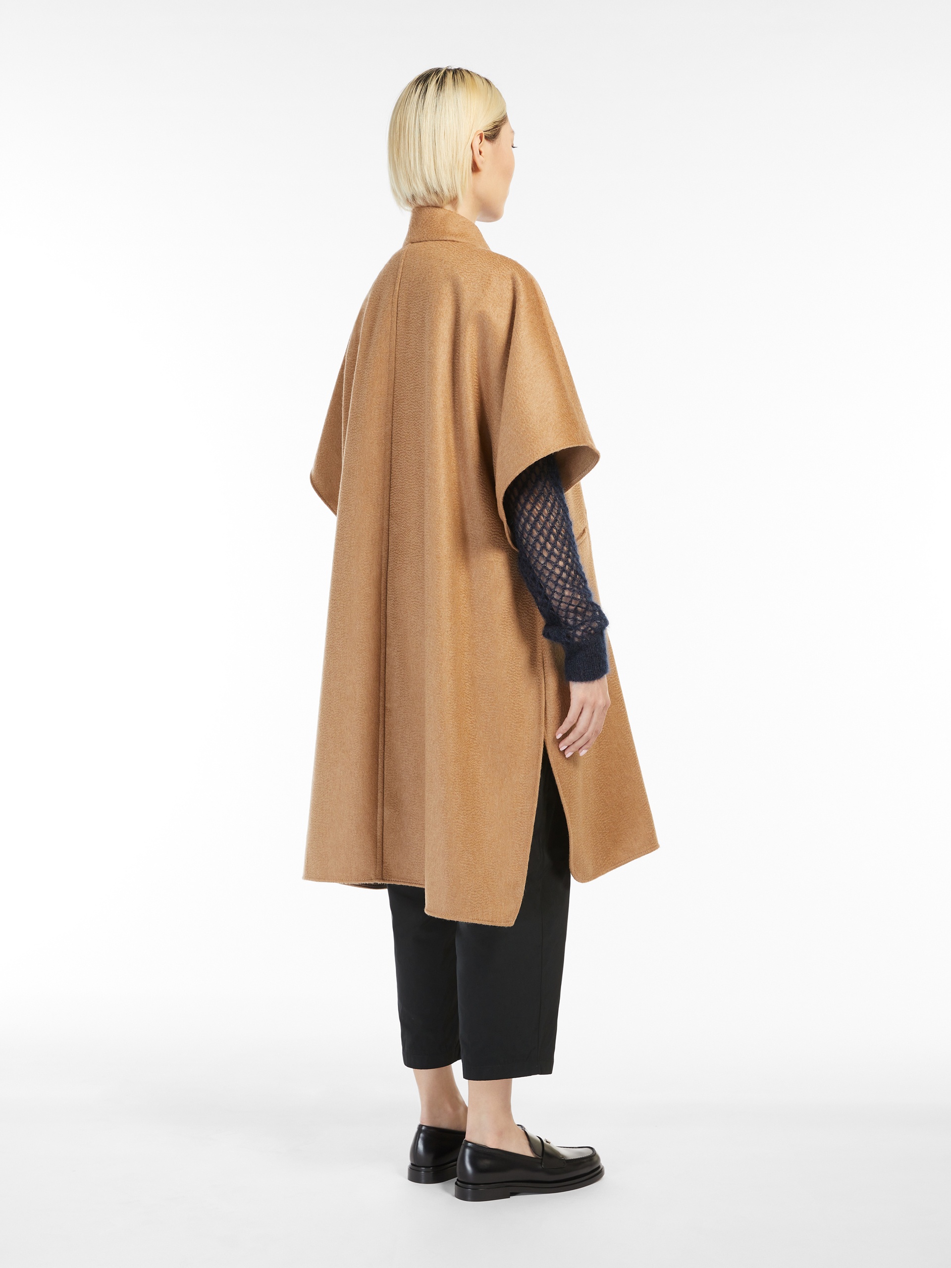 CANAPA Wool and cashmere cape - 3