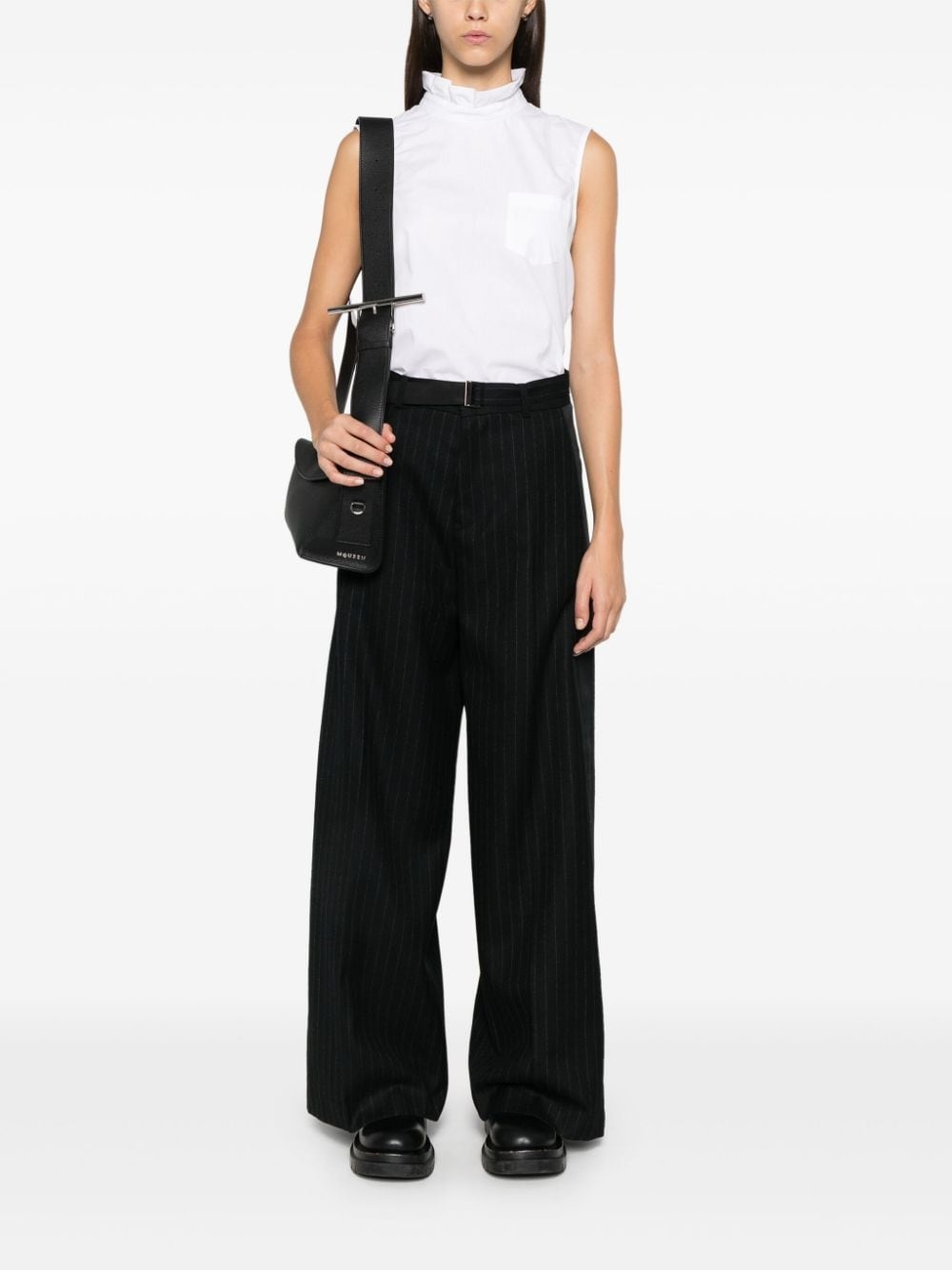 pinstriped trousers - 2