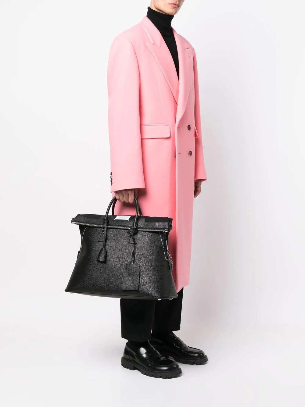 leather tote bag - 2