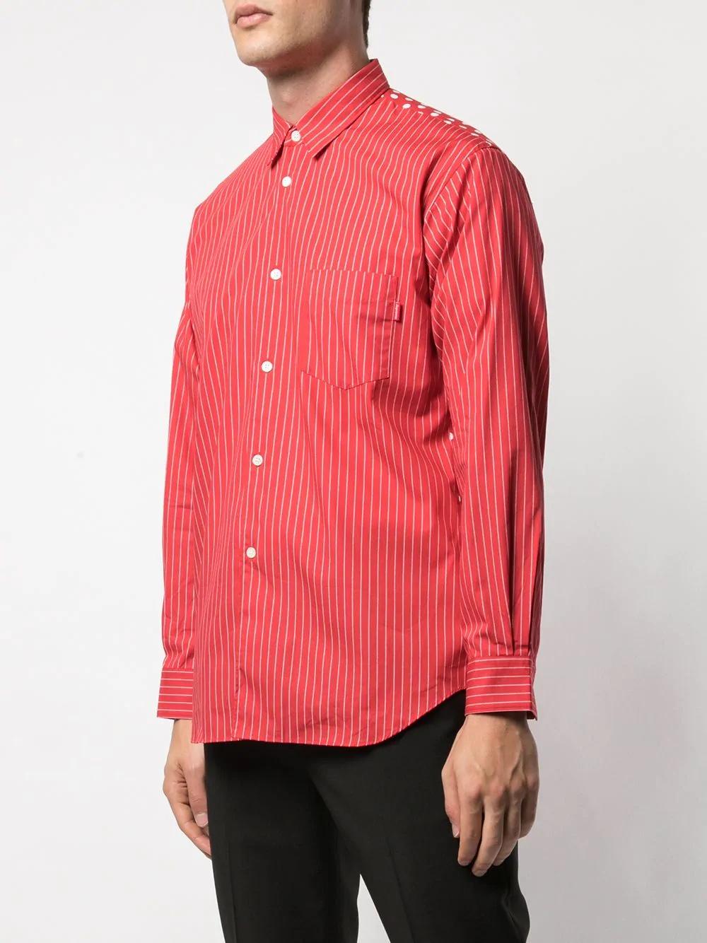 x CDG striped shirt - 3