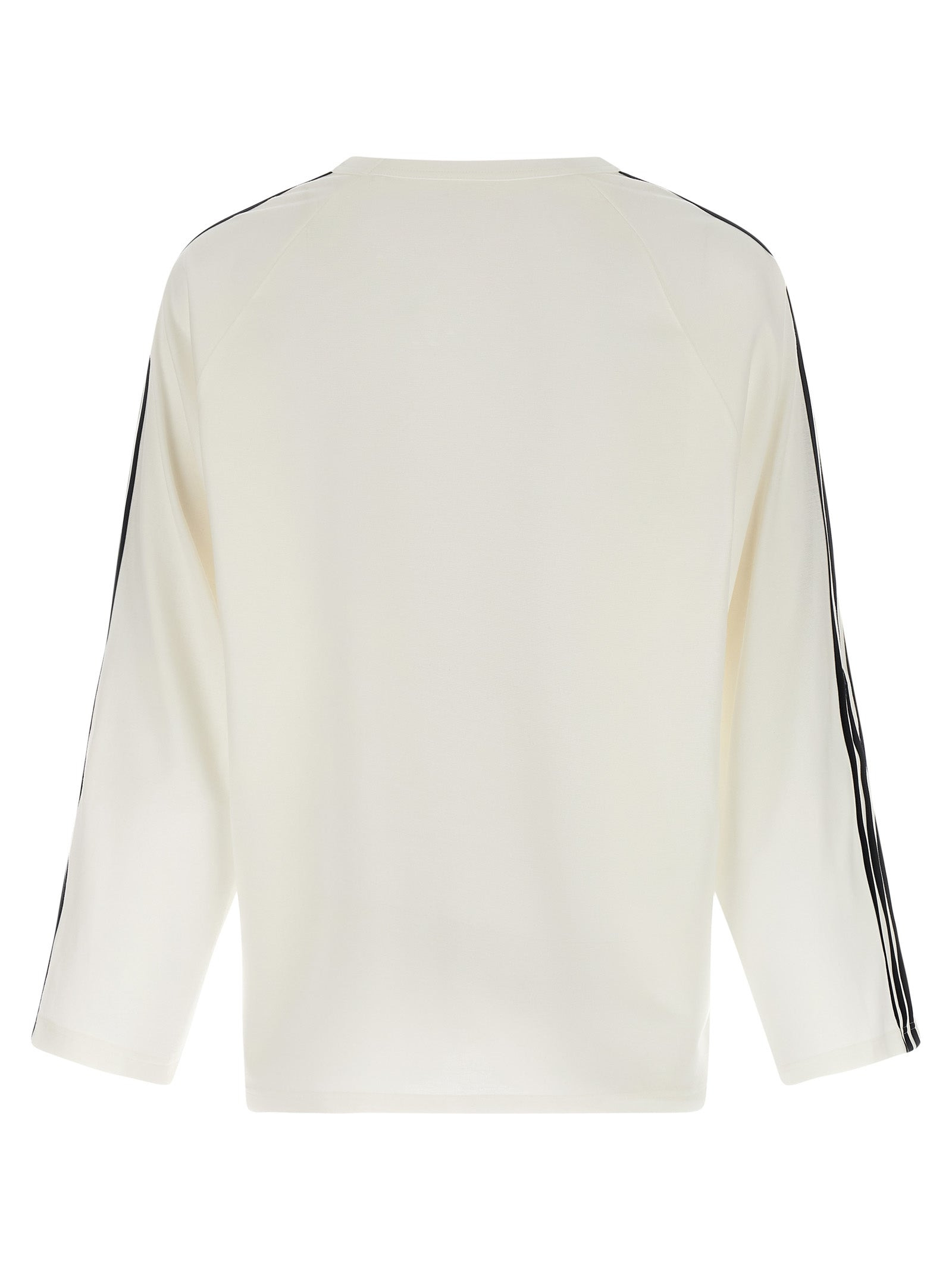 Y-3 Long Sleeve Tee 3-Stripes T-Shirt White/Black - 2