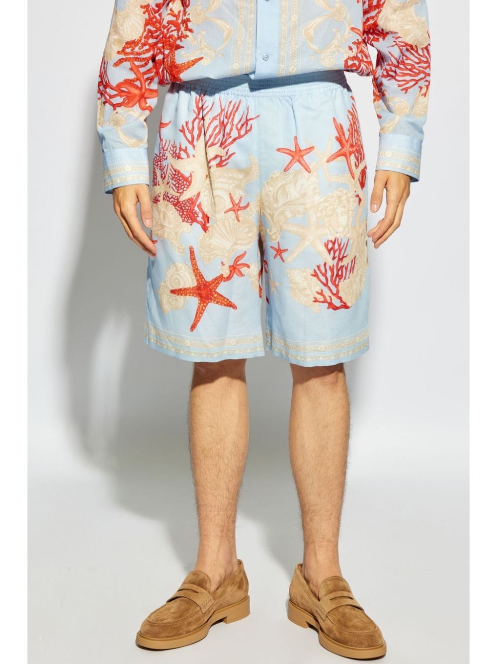 Barocco-Sea cotton shorts - 3