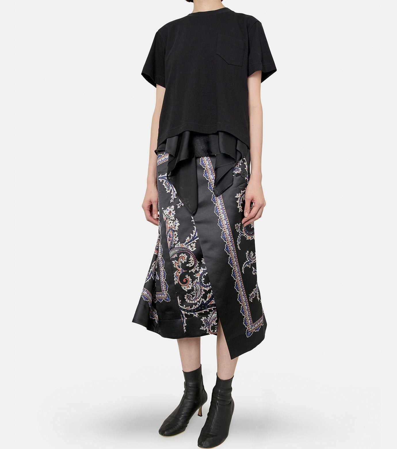 Satin x Cotton T-Shirt - 4