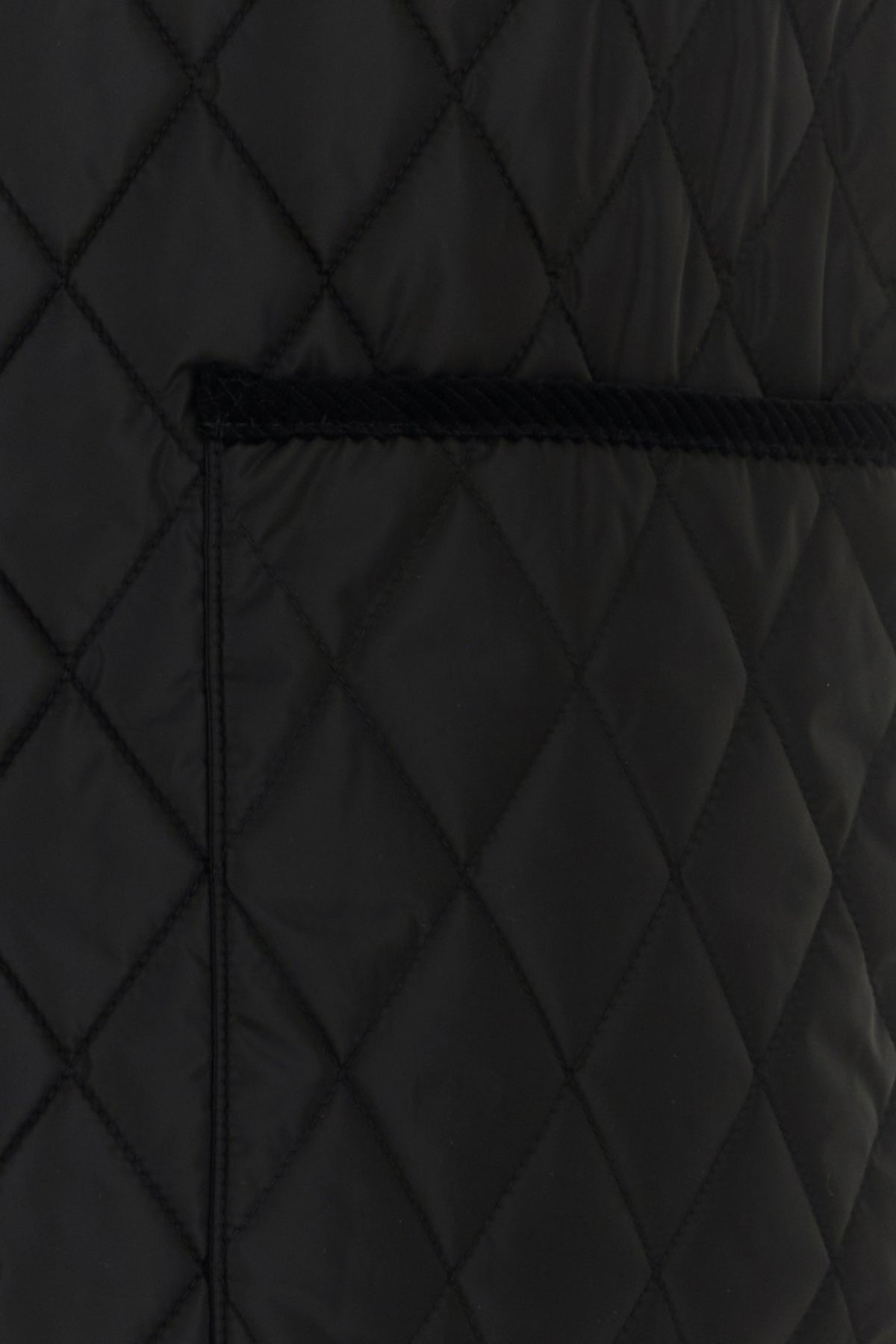 Black nylon sleeveless jacket - 3