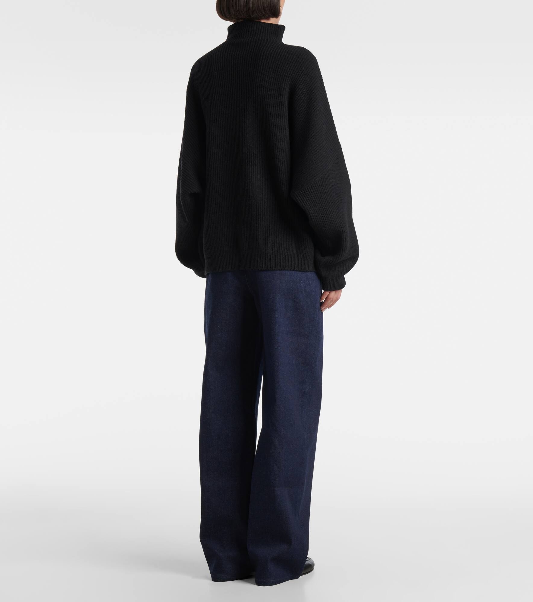 Kimm cashmere-blend mock neck sweater - 3