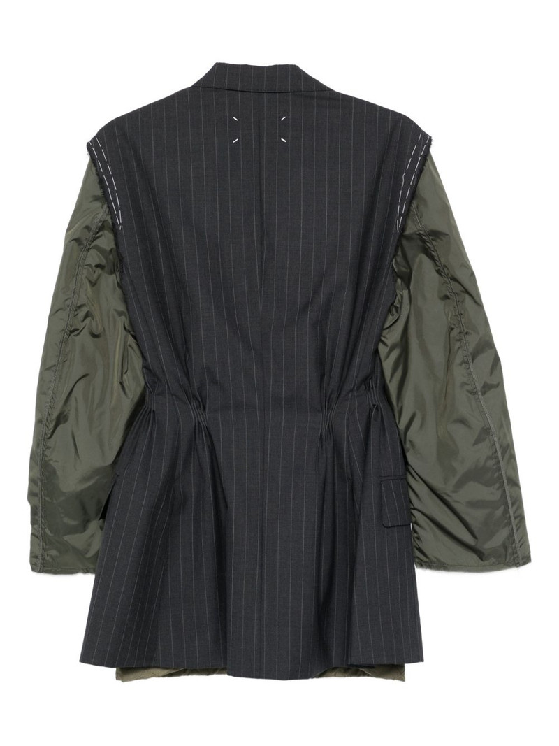 Maison Margiela pinstripe-pattern jacket outlook