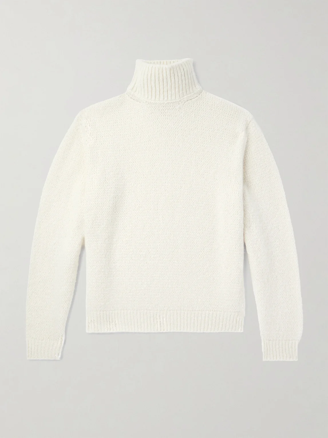 Corno Bianco Cashmere Rollneck Sweater - 1