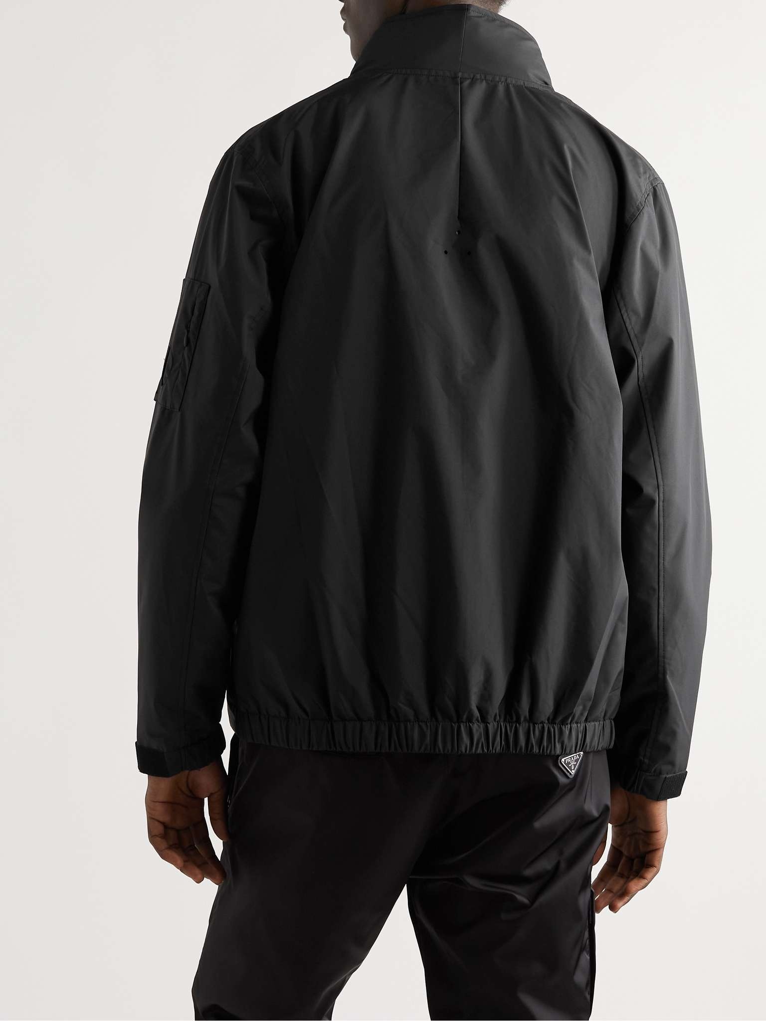 Essentials Storm Logo-Appliquéd Shell Hooded Jacket - 4